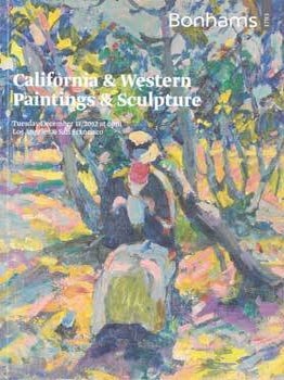 Item #75-7072 California & Western Paintings & Sculpture. Dec. 11, 2012, Sale # 20071, Lot #s 1...