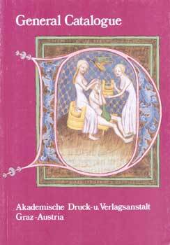 Item #75-7130 Akademische Druck- u. Verlasanstalt, General Catalogue. Akademische Druck- u....