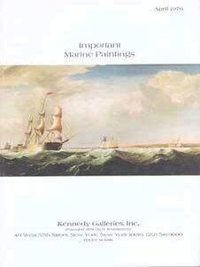 Item #75-7743 Important Marine aintings. Kennedy Galleries, New York