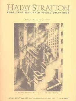 Item #75-7756 Hatay Stratton Inc. Fine Original Prints and Drawings, Catalog #27, June 1986....