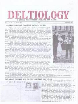 Item #75-7800 Deltiology, A Journal for Postcard Collectors and Dealers: Postcard Advertising...