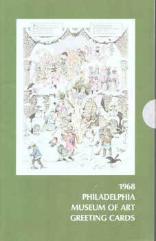 Item #75-7860 1968 Philadelphia Museum of Art Greeting Cards. Philadelphia Museum of Art