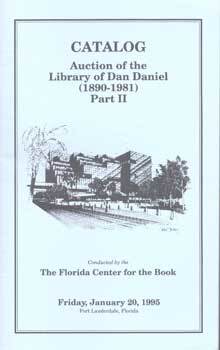 Item #75-7882 Catalog: Auction of the Library of Dan Daniel. (1890-1981). Jan. 20, 1995, Lot #s 1...