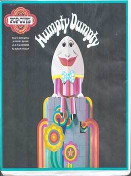 Item #75-7998 Pop-Out No. 2– Humpty Dumpty: Easy to Slot Together Nursery Rhyme, 45 R.P.M....