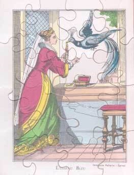 Item #75-8000 L'Oiseau Bleu (A Storybook Picture Puzzle). Imagerie Pellerin d'Epinal.