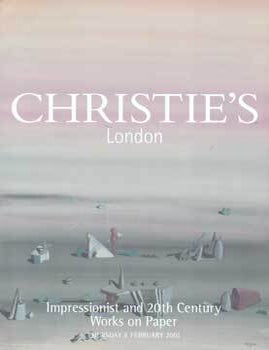 Item #75-8293 Impressionist and 20th Century Works on Paper. Feb. 8, 2001, Auction # 6418, Lot #s 401 - 515. Christie's, London.
