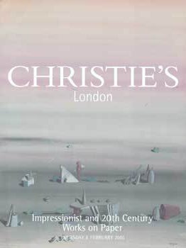 Impressionist and 20th Century Works on Paper. Feb. 8, 2001, Auction # 6418, Lot #s 401 - 515. Christie's, London.