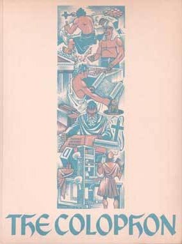 Item #75-8739 The Colophon, New Graphic Series: A Quarterly for Bookmen. Volume 1, Number 3,...