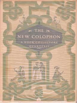 Item #75-8749 The New Colophon: A Book Collector's Quarterly. Volume II, Part 6, June 1949....