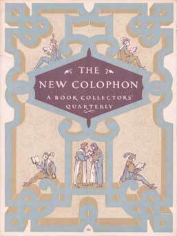 Item #75-8750 The New Colophon: A Book Collector's Quarterly. Volume II, Part 7, September 1949....
