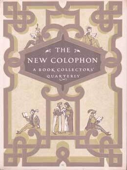 Item #75-8752 The New Colophon: A Book Collector's Quarterly. Volume II, Part 8, February 1950....