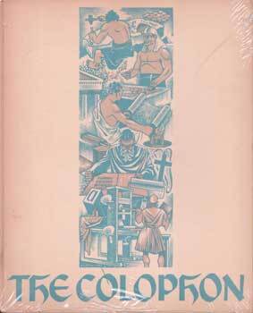 Item #75-8756 The Colophon, New Graphic Series: A Quarterly for Bookmen. Volume 1, Number 3,...