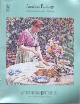Item #75-9425 American Paintings. April 1, 1992. SN 4851H. Lots 1-175. Butterfield