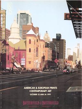 Item #75-9436 American & European Prints and Contemporary Art. October 23-24 1991. SN 4623K,...