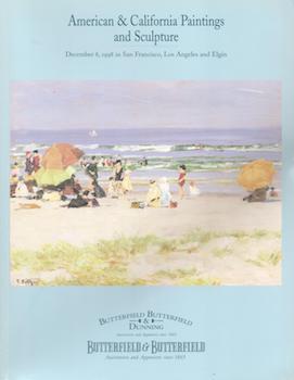 Item #75-9650 American & California Paintings & Sculpture. SN 6847D. Lots # 1800 - 2361. December...
