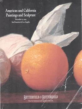 Item #75-9657 American and California Paintings and Sculpture. SN 6144D. Lots # 750 - 1080....