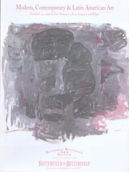 Item #75-9661 Modern, Contemporary & Latin American Art. SN 6835U. Lots # 6000 - 6363. October...