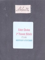Item #75-9695 Signature from Robert Dundas, 2nd Viscount Melville, 1771-1851. Robert Dundas