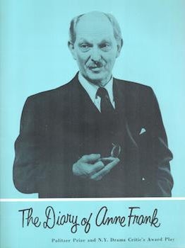 Item #75-9820 The Diary of Anne Frank, Pulitzer Prize and N.Y. Drama Critic's Award Play. Program...
