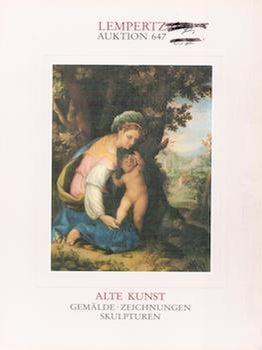 Item #75-9919 Auktion No. 647. Alte Kunst, Gemälde, Zeichnungen, Skulpturen. 11. Dezember,...