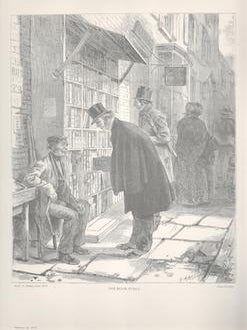 Item #76-0121 The Book-Stall. February 28, 1874. E. A. Abbey, After
