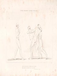 Item #76-0254 Ulysses Preparing to Fight with Irus, Plate 27, from The Odyssey of Homer. John...