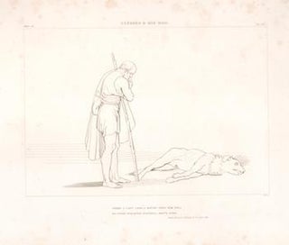 Item #76-0255 Ulysses and His Dog, Plate 26, from The Odyssey of Homer. John Flaxman, James...