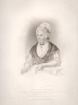 Item #76-0434 Portrait of Mrs. Sarah Trimmer. (British children’s author, 1741-1810). Henry...