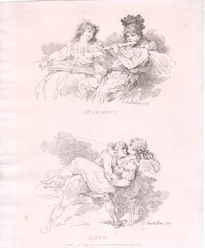 Item #76-0457 Harmony; Love. Thomas Rowlandson, British