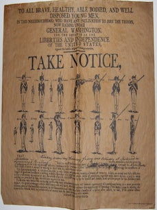 Item #76-0829 Call to Arms under George Washington. American Publisher