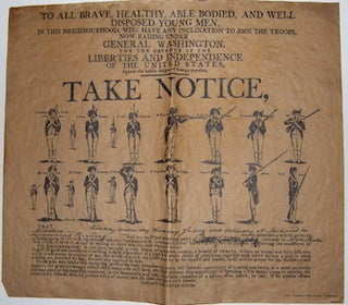 Item #76-0829 Call to Arms under George Washington. American Publisher