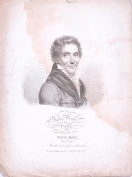 Item #76-0925 Portrait of Pierre-Paul Prud’hon, Membre de la Legion d’honneur. Julien-Leopold...