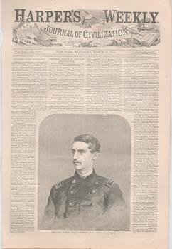 Item #76-0945 Portraits of The Late Colonel Ulric Dahlgren. Harper’s Weekly, March 26, 1864....