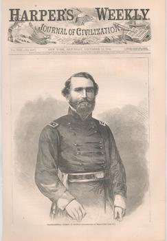 Item #76-0950 Portrait of Major-General George H. Thomas. Harper’s Weekly, December 17, 1864....