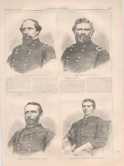 Item #76-0951 Portraits of General James B. Ricketts; The Late Brigadier-General Bidwell; General...