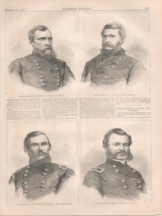 Item #76-0952 Portraits of Major-General David B. Birney; Major-General E.O.C. Ord; Major-General...