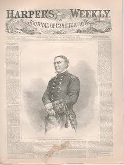 Item #76-0956 Portrait of Real-Admiral David G. Farragut, U.S.N. Harper’s Weekly, August 29,...