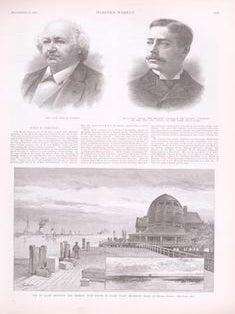 Portraits of The Late John B. Cornell; De Lancey Nicoll, the People&rsquo;s Candidate for District. Harper&rsquo;s Weekly.