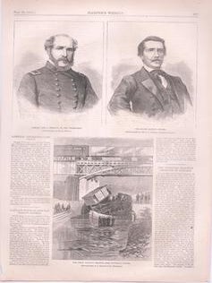 Item #76-0987 Portraits of Captain John A. Winslow, of the ‘Kearsarge’; The Pirate Raphael...