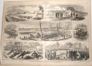 Item #76-1038 Our Army before Yorktown, Virginia. Harper’s Weekly, May 3, 1862. Mr. A. R. Waud,...