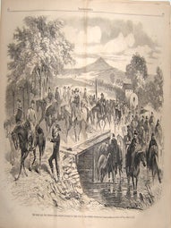 Item #76-1058 The Rebel Raid into Pennsylvania - Stuart’s Cavalry on Their Way to the Potomac....