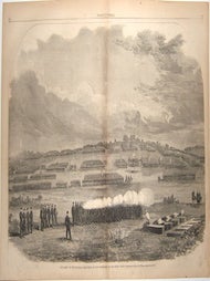 Item #76-1093 The Army of the Potomac -Execution of Five Deserters of the Fifth Corps. Harper’s...