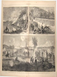 Item #76-1102 The Army of the Potomac - General Warren Repelling Heth’s Attack at Bristoe...