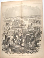 Item #76-1108 Review by the President of the Cavalry of the Army of the Potomac - General...