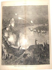 Item #76-1110 Bombardment of Port Hudson by Admiral Farragut’s Fleet, March 14-15 Harper’s...