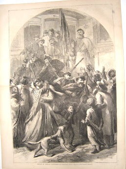 Item #76-1115 Return of Veteran Volunteers on Furlough. Harper’s Weekly, January 23, 1864. Mr....