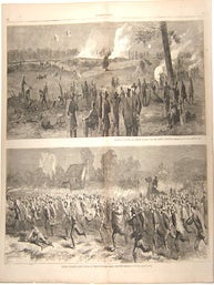 Item #76-1120 Generals Hancock and Wright Fighting for the Enemy’s Rifle-Pits; General...