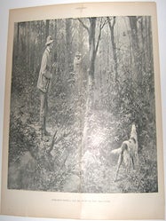 Item #76-1160 Ruffed-Grouse Shooting - A Clean Miss and His ‘Eye Wiped’. Harper’s Weekly,...