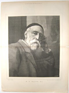 Item #76-1166 G. F. Watts, R. A. The Illustrated London News, May 18, 1889. Mr. Henry Cameron,...