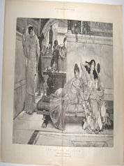 Item #76-1172 The Shrine of Venus. Picture by Lawrence Alma Tadema, R. A. The Illustrated London...